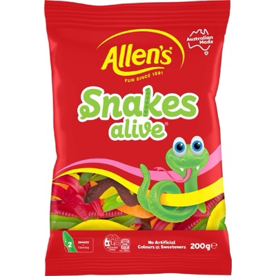 Allen's 蛇蛇软糖 200g