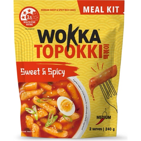 Wokka 炒年糕套装 甜辣 240g