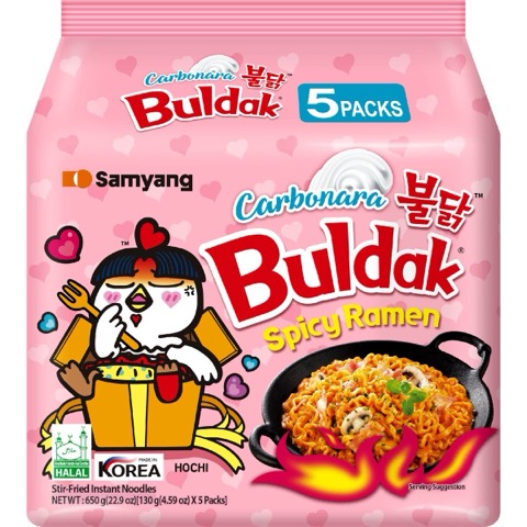 三养 火鸡面 奶油味 5连包